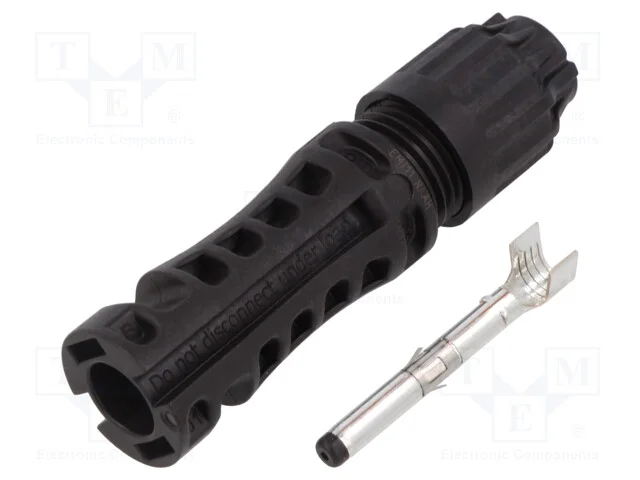 Conector: solares, macho, simples, 10mm2, cerrar,.