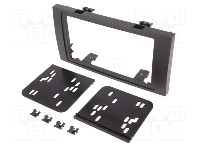 Moldura do R&aacute;dio, Ford, 2 Din, Antracito