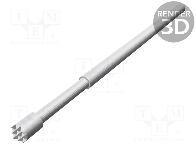 Agulha para teste, Flex&atilde;o das molas de trabalho: .
