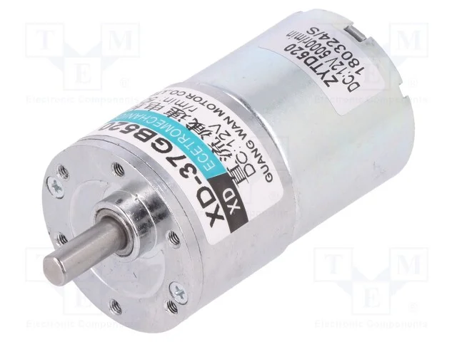Motor: DC, com transmiss&atilde;o, 12VDC, 2,19A, Eixo: i.
