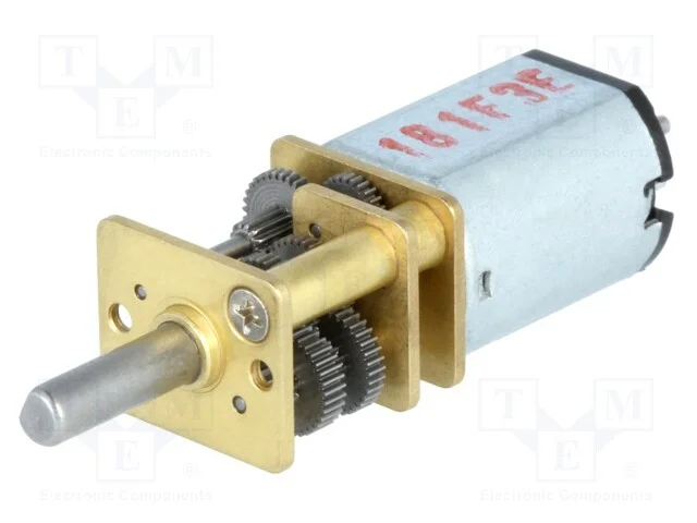 Motor: DC, com transmiss&atilde;o, HP, 6VDC, 1,6A, Eixo:.