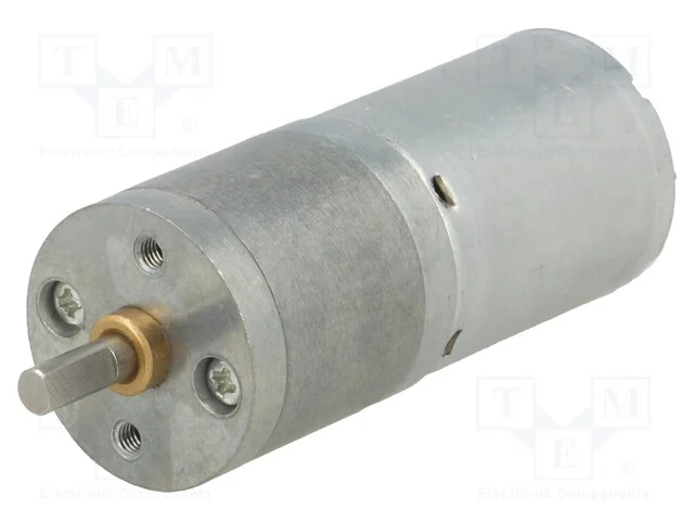 Motor: DC, com transmiss&atilde;o, LP, 12VDC, 1,1A, Eixo.