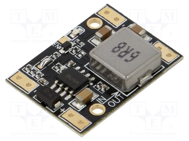 Indutor: step down, Usai: 3,3V,5V,9V,12V, Uent: 7.