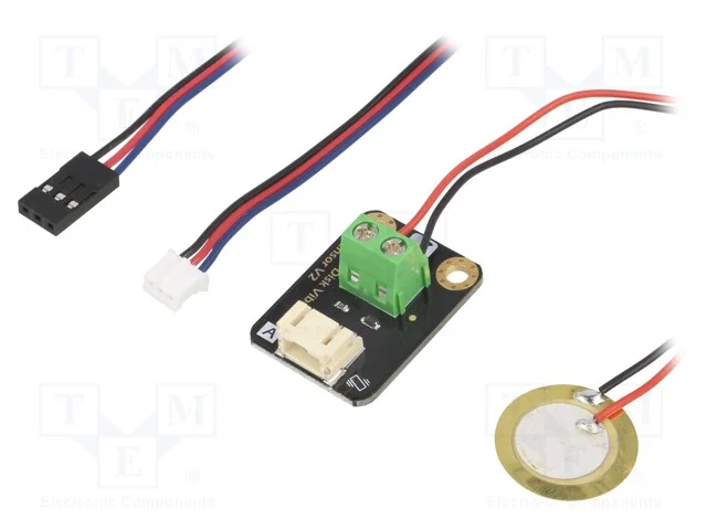 Sensor: vibra&ccedil;&atilde;o de movimento, anal&oacute;gico, 3,3&divide;5VD.