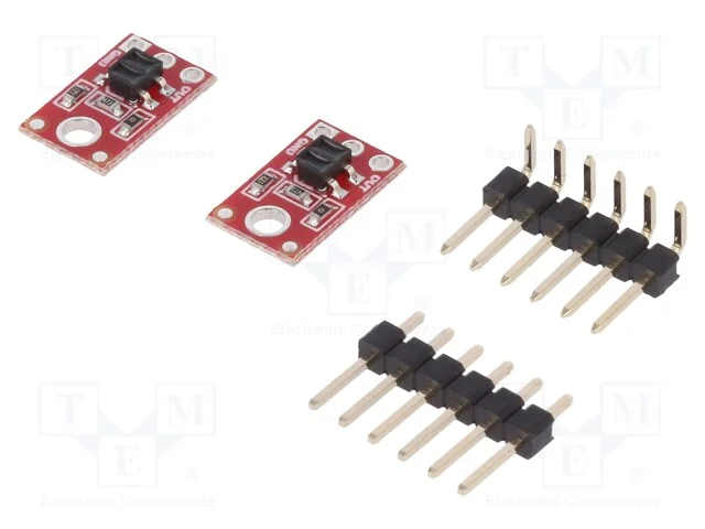 Sensor: Dist&acirc;ncia, Refletivo, 5vdc, Anal&oacute;gico, Ch: 1, 7,6x12,7mm