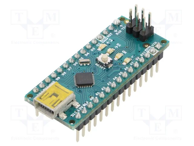 Arduino, Icsp,De Cavilha,Usb B Mini, 20mhz, 3,3&divide;5vdc, Uart