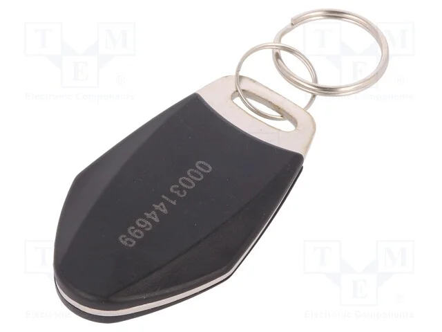 Porta-Chaves Rfid, Metal,Pl&aacute;stico, Preta, 125khz, 8brom