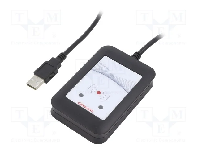 Leitor Rfid, 4,3&divide;5,5v, Usb, Antena, Cobertura: 100mm, 88x56x18mm