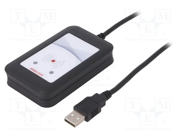 Leitor Rfid, 4,3&divide;5,5v, Usb, Antena, Cobertura: 100mm, 88x56x18mm