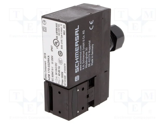 Interruptor de seguran&ccedil;a: de bloqueio; AZM 170; NC x2; IP67