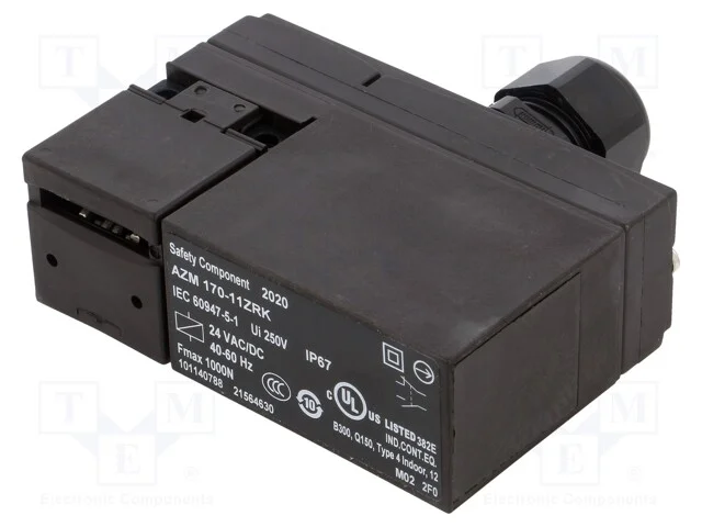 Interruptor de Seguran&ccedil;a: de Bloqueio, Azm 170, Nc + No, Ip67