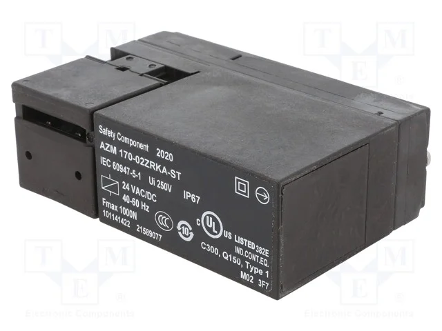 Interruptor de Seguran&ccedil;a: de Bloqueio, Azm 170, Nc X2, Ip67