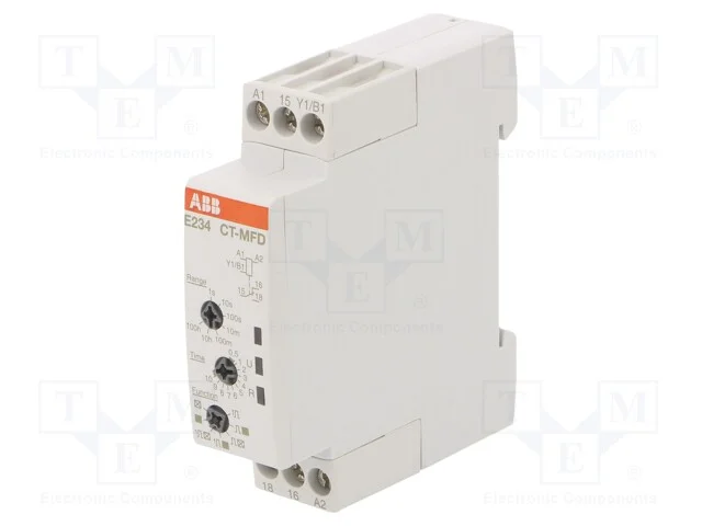 Rel&eacute; Temporizado, 0,05s&divide;100h, Spdt, 24&divide;240vac, 24&divide;48vdc, -20&divide;60c