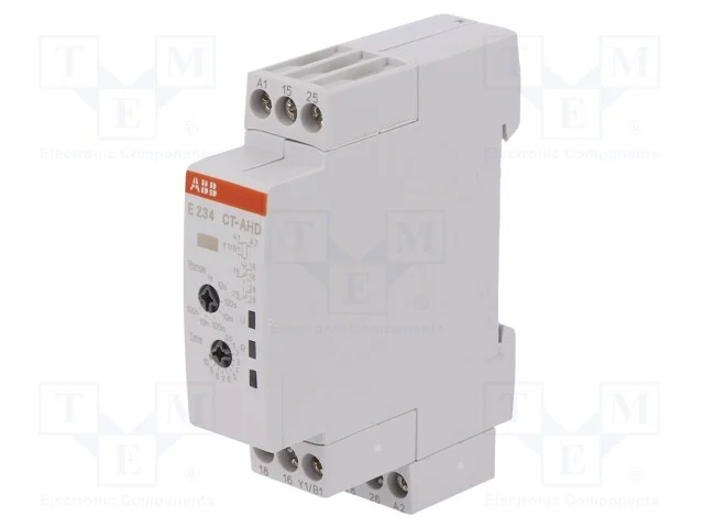Rel&eacute; temporizado, 0,05s&divide;100h, DPDT, 250VAC/5A, Ut.