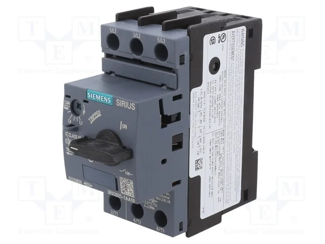 Disjuntor de motor, 0,55kW, 220&divide;690VAC, para tril.