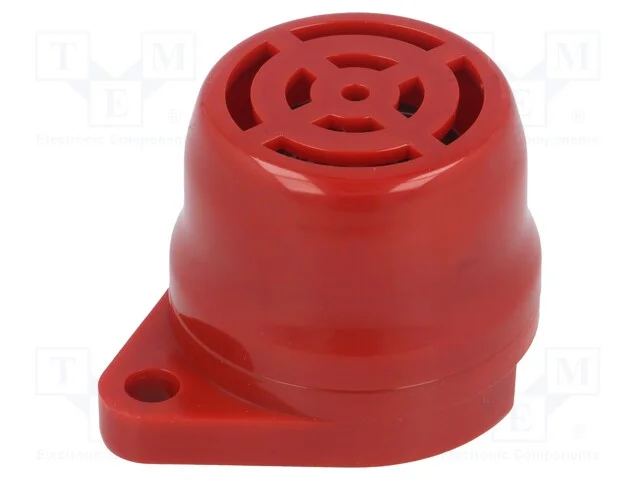 Sinalizador: Sonoro, Buzzer, 10&divide;28vdc, 75db, Ae30m, Ip34, Vermelho