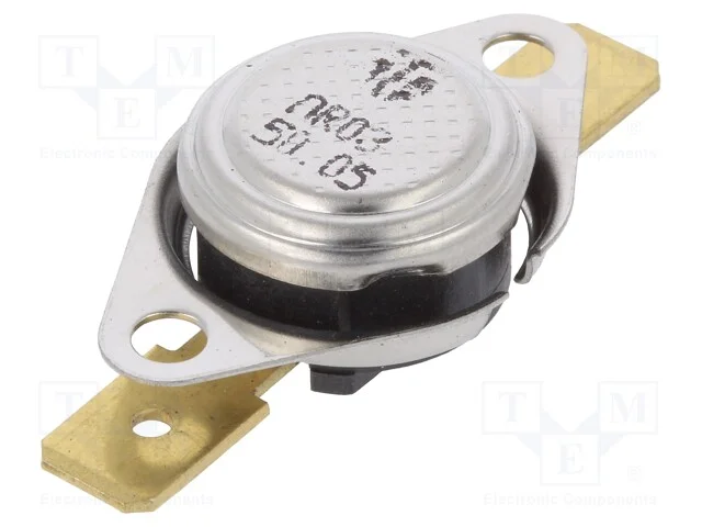 Sensor: termostato, SPST-NC, 50C, 16A, 250VAC, co.