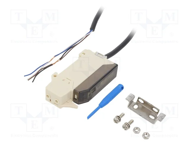 Sensor: amplificador de fibra &oacute;tica, PNP, Conex&otilde;e.