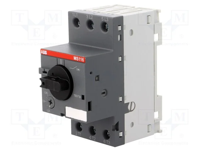 Disjuntor de Motor, 0,09kw, 208&divide;690vac, para Trilho Din, Ip20