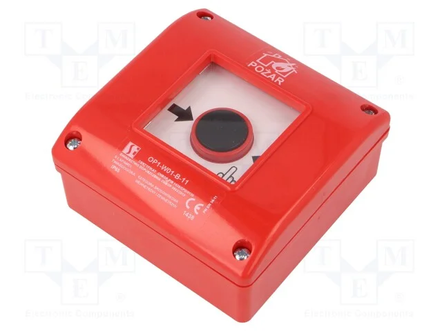 Interruptor de Seguran&ccedil;a: Alarme de Inc&ecirc;ndio, Op1, Nc + No, Ip65