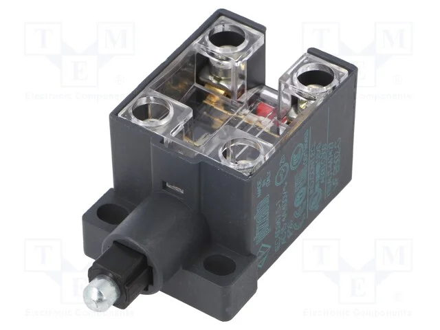 Interruptor extremo, mandril de metal, NO + NC, 1.