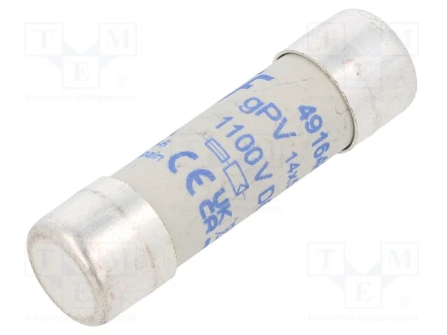 Fus&iacute;vel: baixa tens&atilde;o, gPV, 20A, 1,1kVDC, 14x51mm