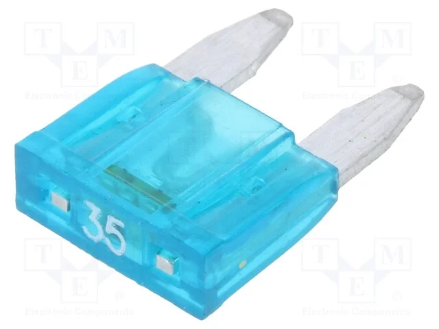 Fus&iacute;vel: Baixa Tens&atilde;o, 35a, 32vdc, Automotivo, 11mm, Mini