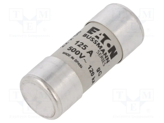 Fus&iacute;vel: Baixa Tens&atilde;o, Gg, 125a, 400vac, 22,2x58mm