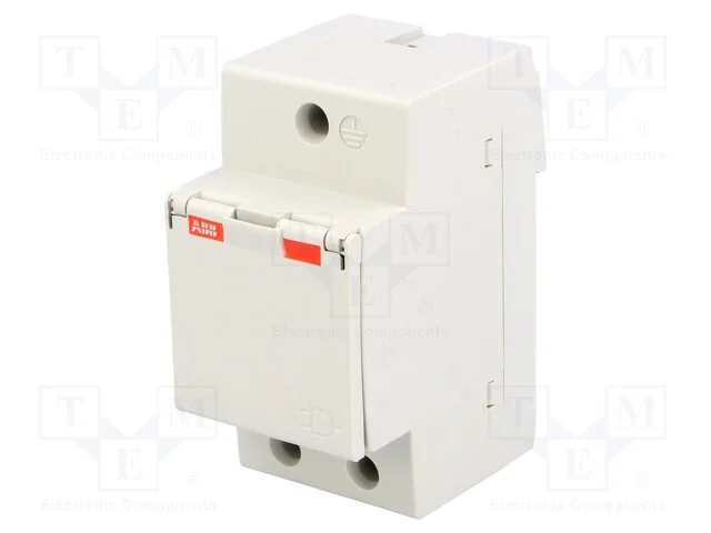 Tomada Tipo F, 250vac, 16a, para Trilho Din
