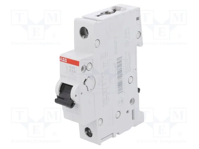 Disjuntor contra sobreintensidades; 230/400VAC; Inom: 6A; Car: K