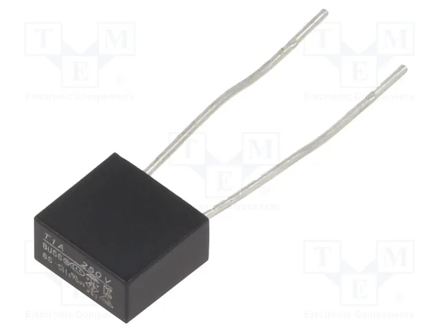 Fus&iacute;vel: Baixa Tens&atilde;o, Retardado, 1a, 250vac, Tht, Te5, Ss, 5,08mm