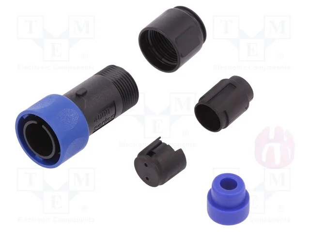 Conector: Redondos, Ficha, Macho, Pin: 2, Sem Contactos, com Cabo
