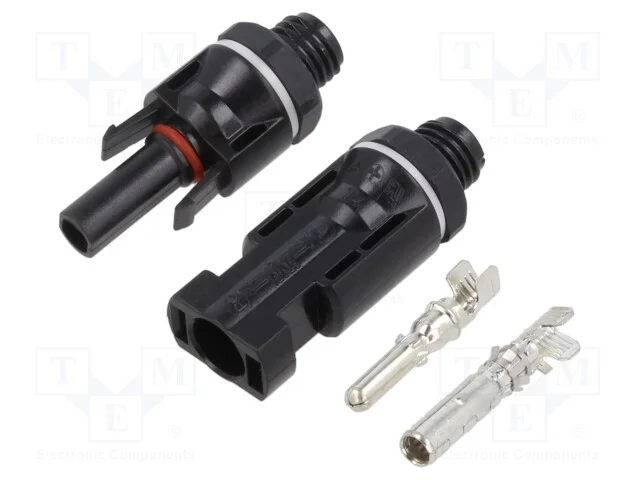Conector: solares, macho + f&ecirc;mea, 2,5&divide;6mm2, tomad.