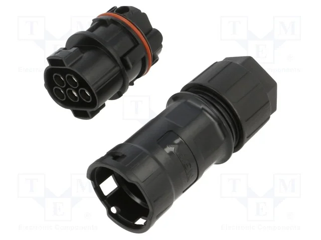 Conector: de alimenta&ccedil;&atilde;o, f&ecirc;mea, 10mm2, terminal .