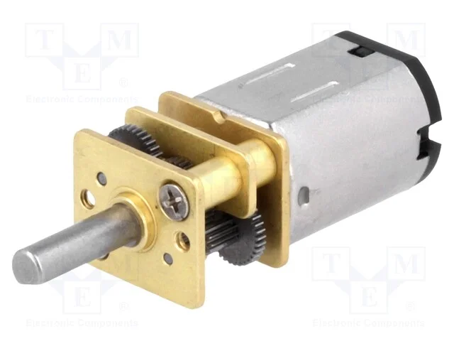 Motor: DC, com transmiss&atilde;o, HPCB, 6VDC, 1,5A, Eix.