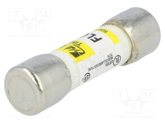 Fus&iacute;vel: Baixa Tens&atilde;o, Retardado, 10a, 500vac, 10,3x38mm