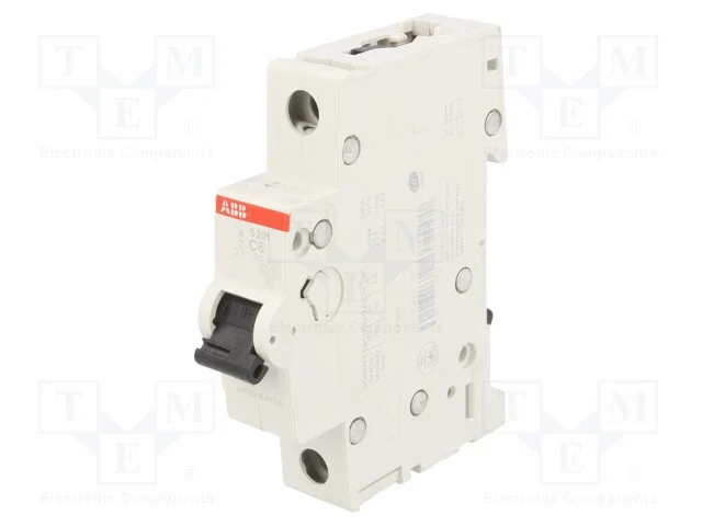 Disjuntor contra sobreintensidades; 230/400VAC; Inom: 6A; Car: C