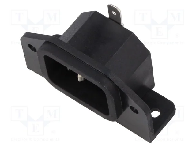 Conector: de alimenta&ccedil;&atilde;o, tomada, macho, para pai.