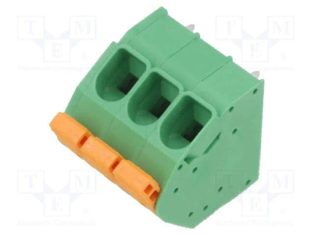 PCB bloco terminal, angulares, 7,5mm, faixas: 3, .