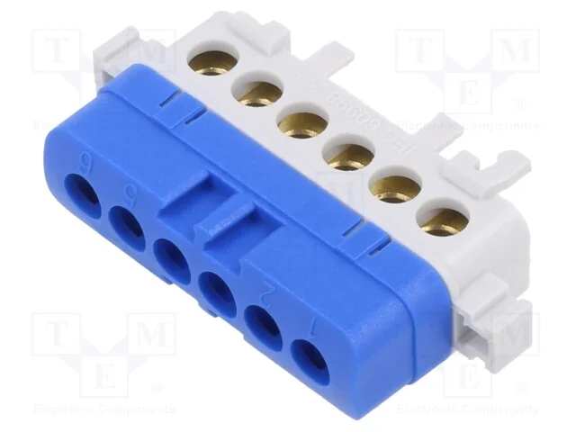 Conector: bloco de distribui&ccedil;&atilde;o, faixas: 1, bra&ccedil;a.