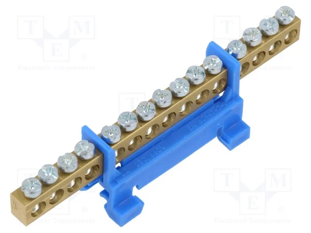 Conector: bloco terminal, 16mm2, faixas: 1, bra&ccedil;a.