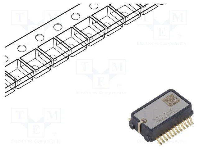 Sensor: loca&ccedil;&atilde;o, 3&divide;3,6VDC, SPI, SMD,SMT, -40&divide;125C.