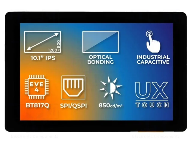Monitor: TFT, 10,1, 1280x800, Ilum: LED, Dim: 257.