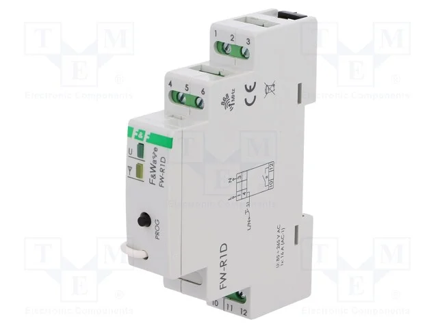 Rel&eacute;; para trilho DIN; 85&divide;265VAC; 85&divide;265VDC; 230VAC; NO; IP20; 100m