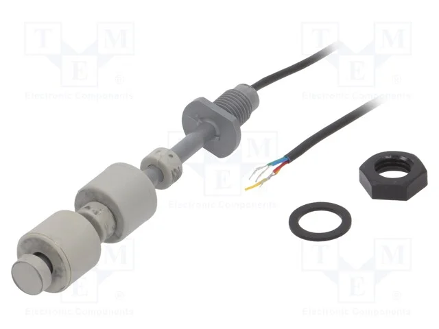 Sensor: N&iacute;vel de L&iacute;quido, -10&divide;120c, Cabo 1m, Mat: Polifenileno