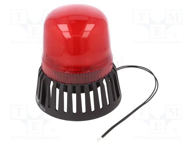 Sinalizador: sonoro- f&ocirc;nico, vermelho, IT, 12&divide;24V.