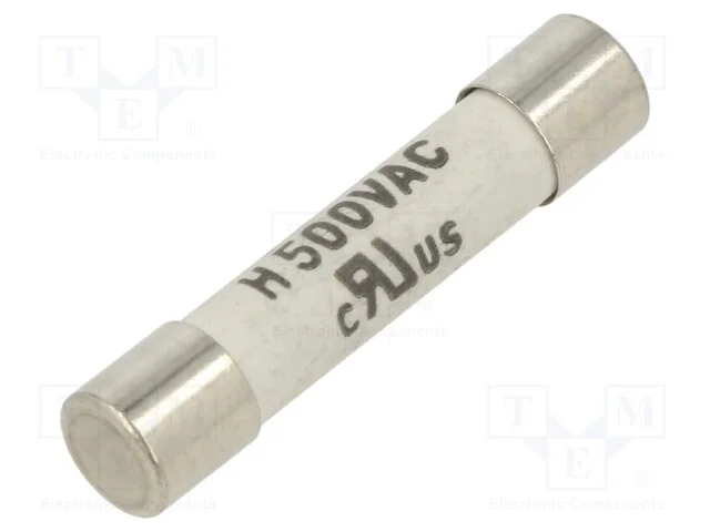 Fus&iacute;vel: Baixa Tens&atilde;o, Retardado, 6,3a, 500vac, 400vdc, Cobre, Sht