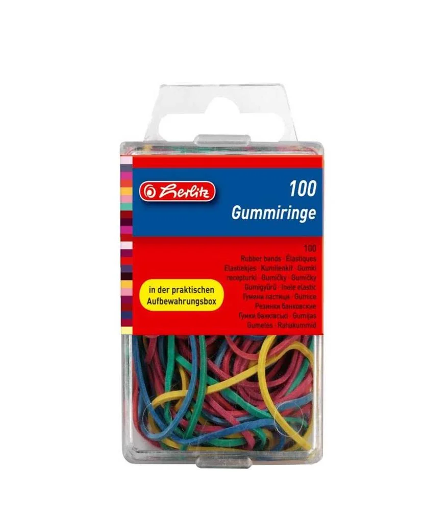 HERLITZ 8770000 EL&Aacute;STICO 100 UNIDADE(S)