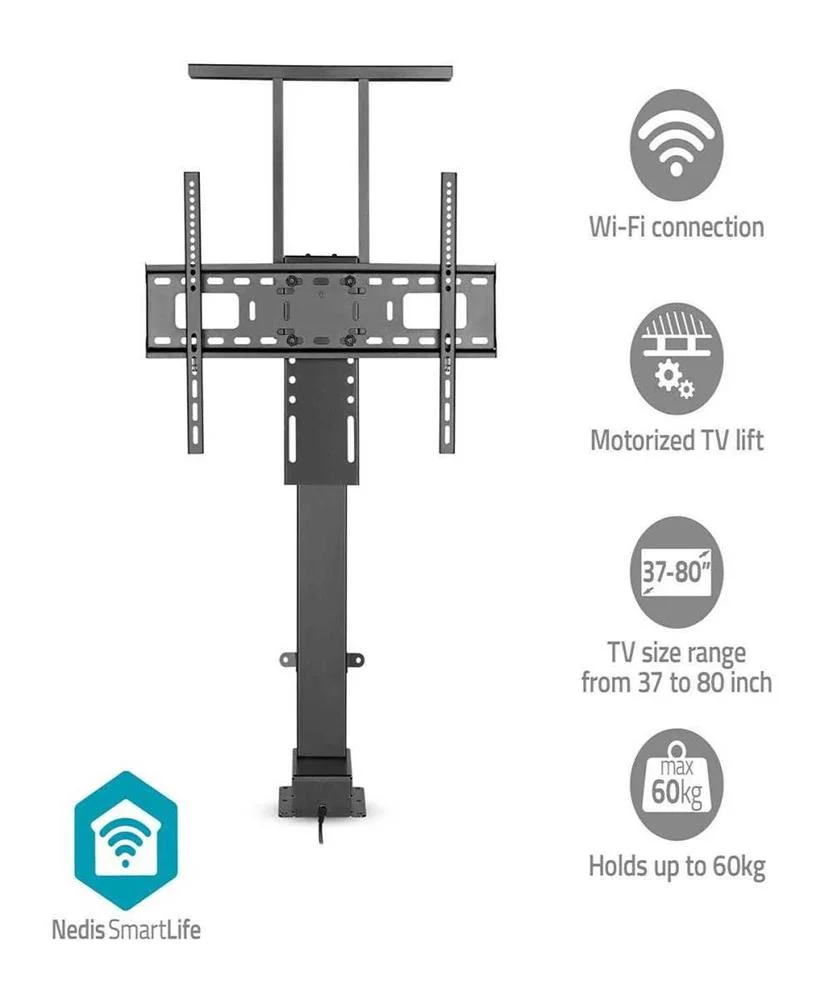 Elevador de Tv Motorizado 37 - 80 " Peso M&aacute;ximo