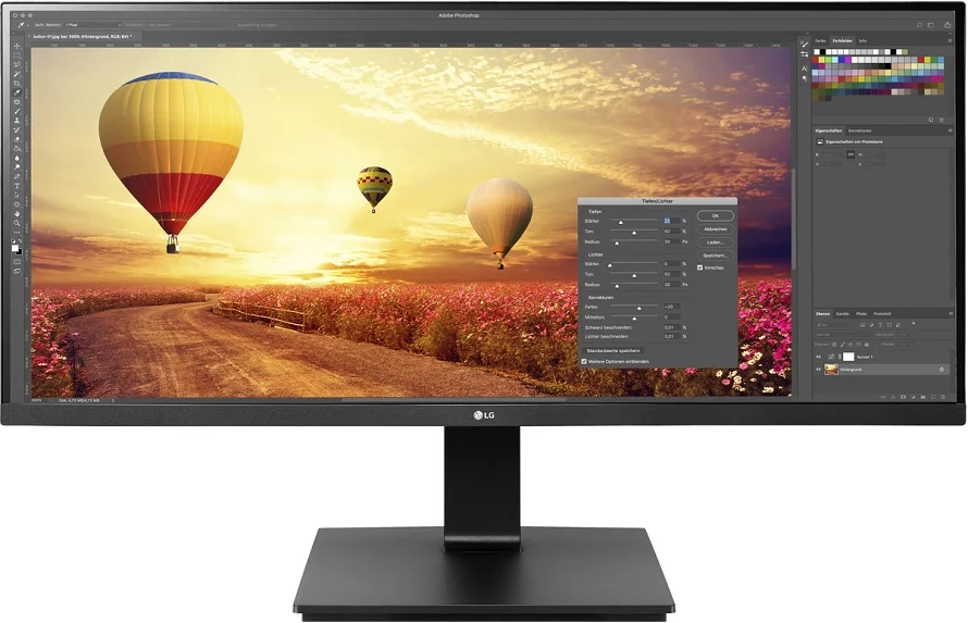 Lg 34" 34br65f-B Hd10 Ultrawide Dp Hdmi Ips 21:9 Schwarz